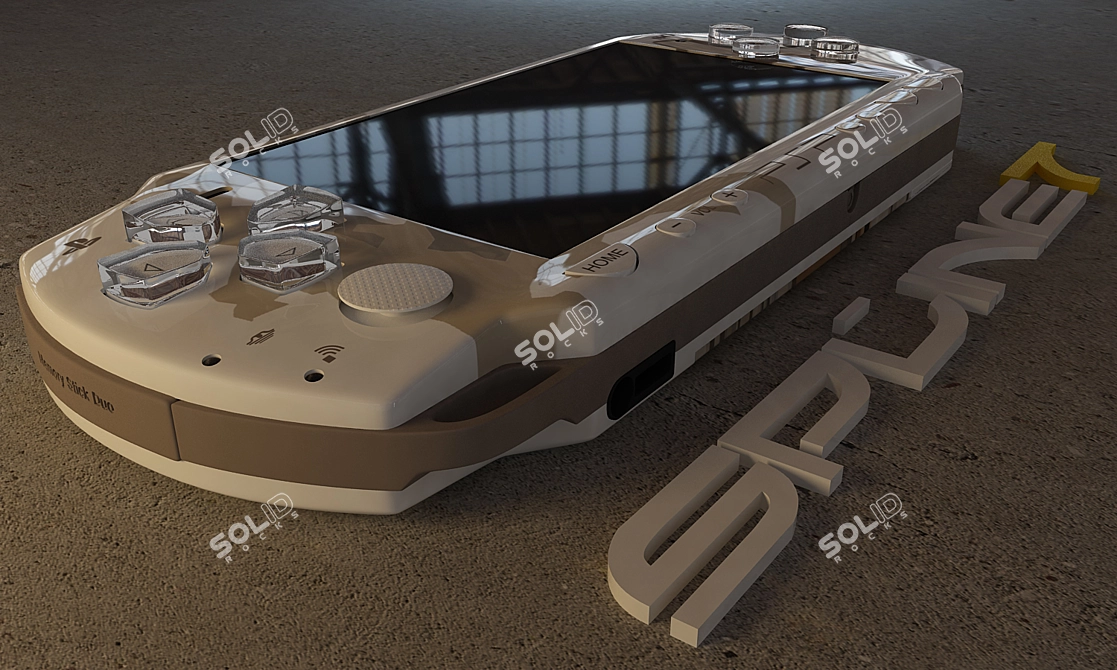 Title: 3D Model Sony PSP Slim 3D model image 1