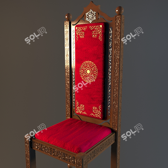 Displase Chair 3D model image 1