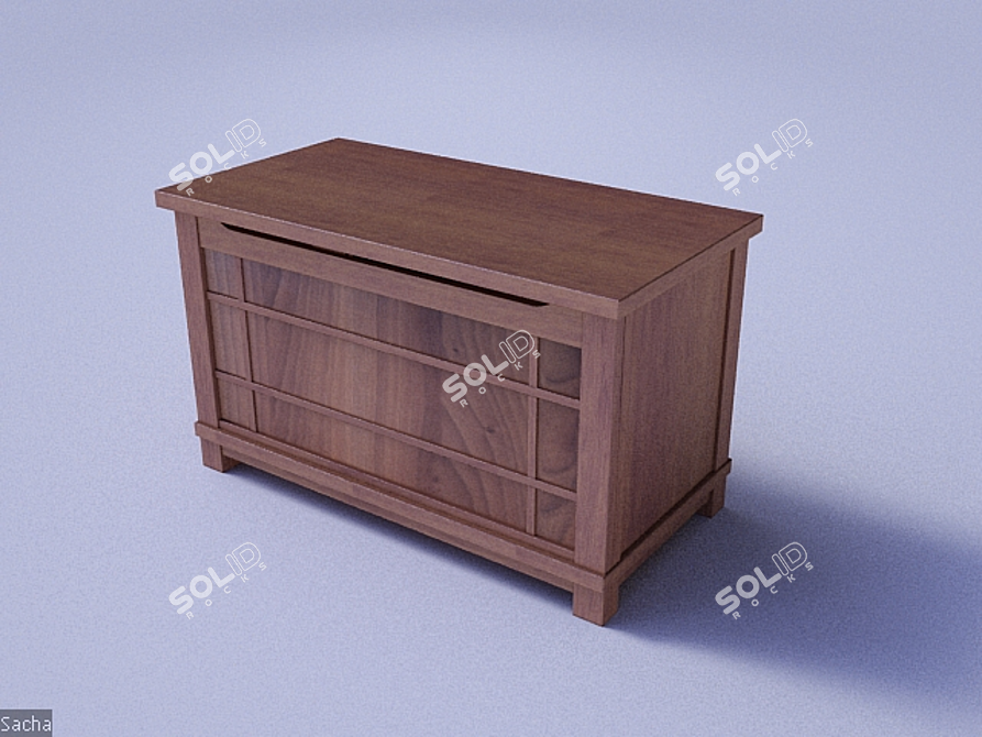 YoungAmerica Base Camp Chest 3D model image 1