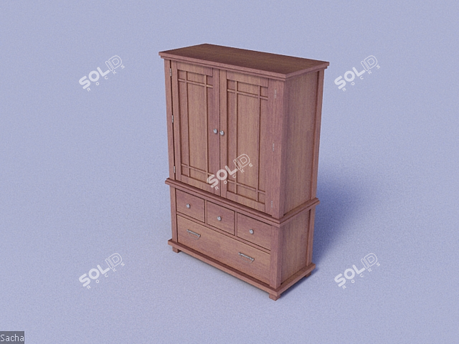 Base Camp Wardrobe 3D model image 1