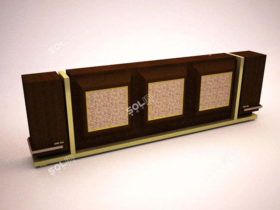 AntonioAlves Chest: Spanish-Made Drawers 3D model image 1