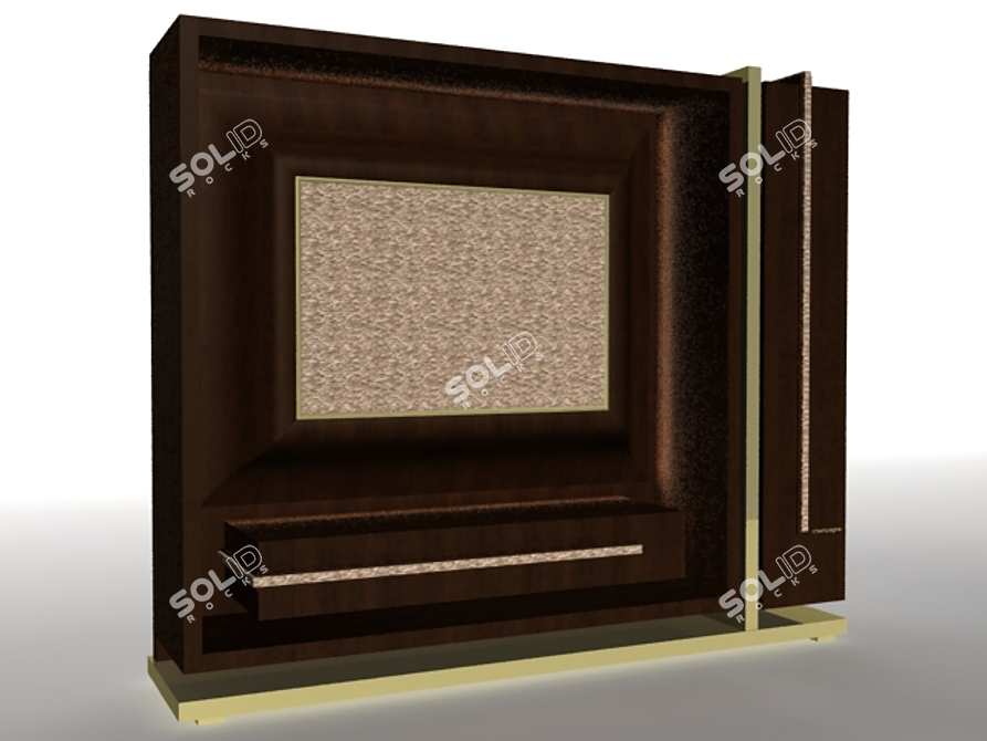 AntonioAlves TV Cabinet - Spanish Made, 2009 Collection 3D model image 1