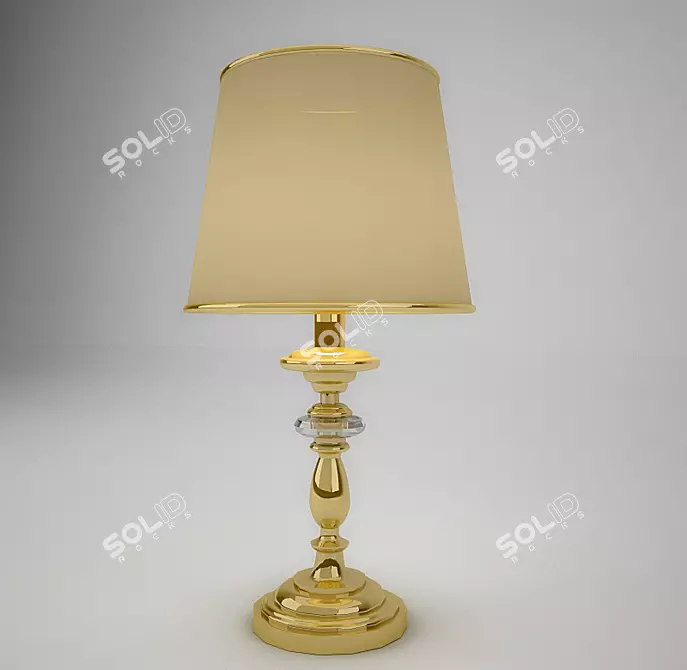 Elegant Zonca Table Lamp 3D model image 1