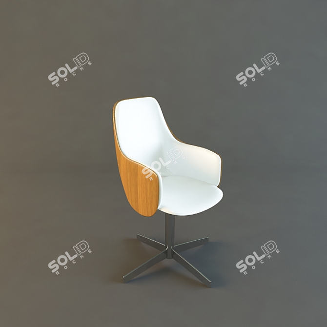 Cozy Comfort Chair 3D model image 1