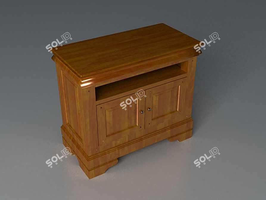 Elegant OB 23.01 TV Stand 3D model image 1