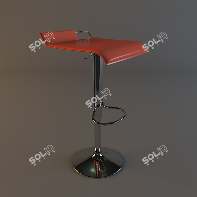 Modern Bar Stool 3D model image 1