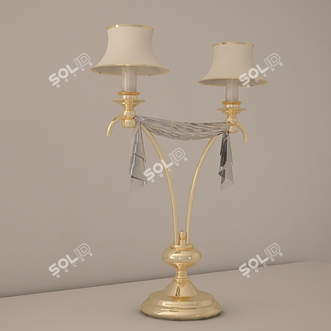 Elegant Ciulli Lamp 3D model image 1