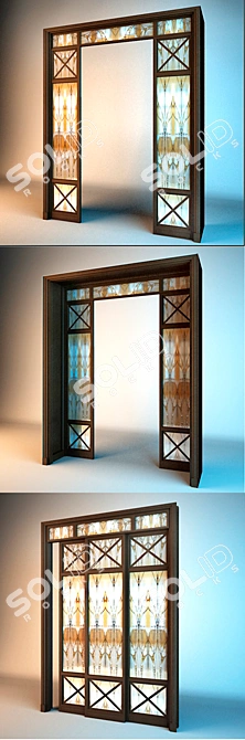 GlideMax Sliding Doors 3D model image 1