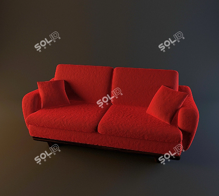 Modern Comfort Sofa 3D model image 1