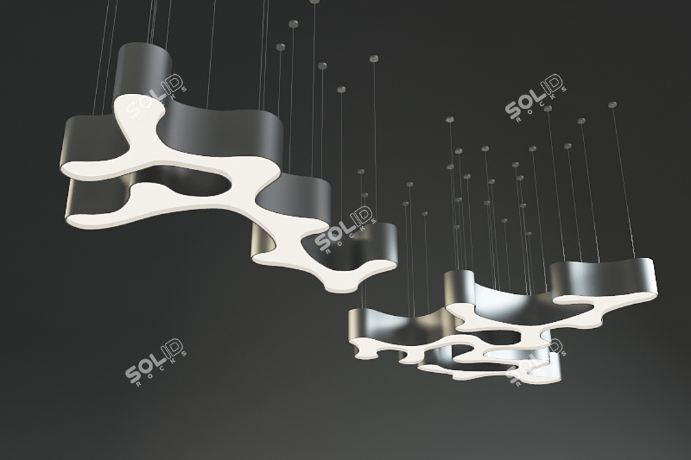 Vibia AMEBA Lamp 3D model image 1