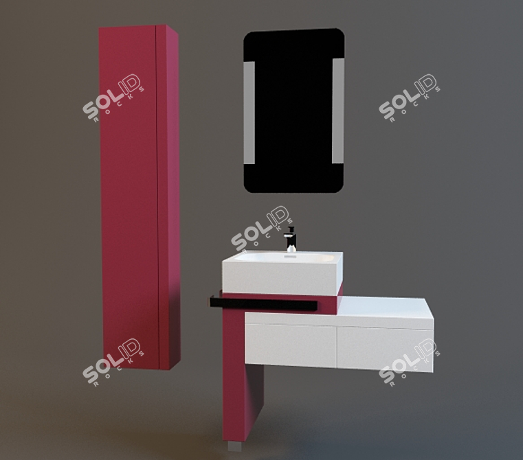 Elevate Your Bathroom with Kludi Esprit 3D model image 1