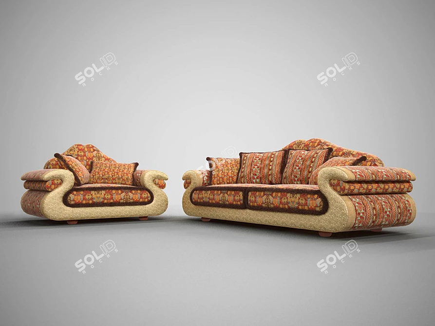 BM Style Asian Model 3D model image 1