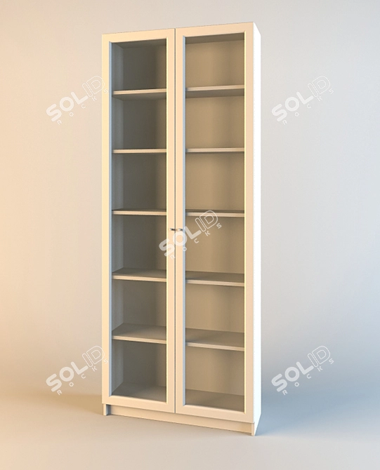 Sleek Billi Wardrobe for Stylish Storage 3D model image 1