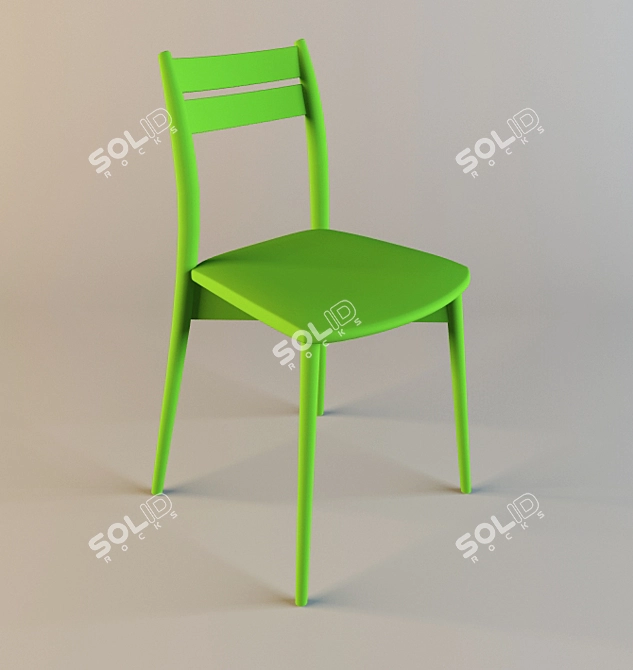 Modern Calligaris Chair 3D model image 1