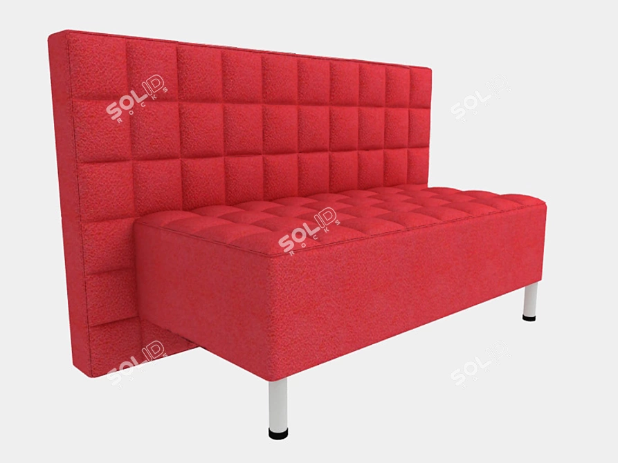 Cozy Comfort Sofa (Translated: Диван уютного комфорта) 3D model image 1