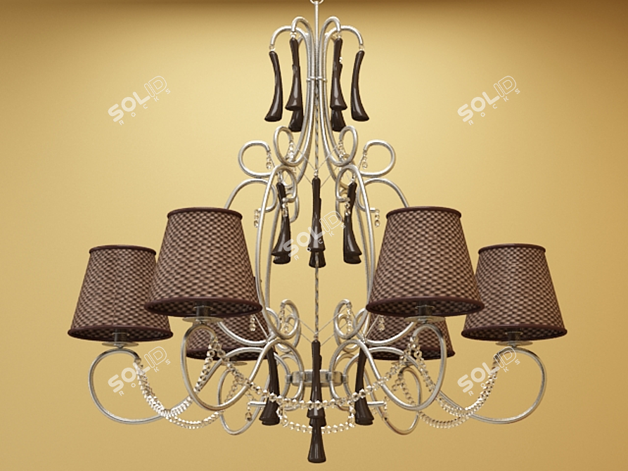 Elegance in Light: Classic Chandelier 3D model image 1