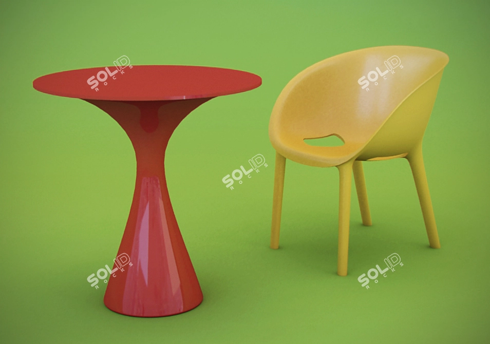 Elegant Driade Furniture 3D model image 1