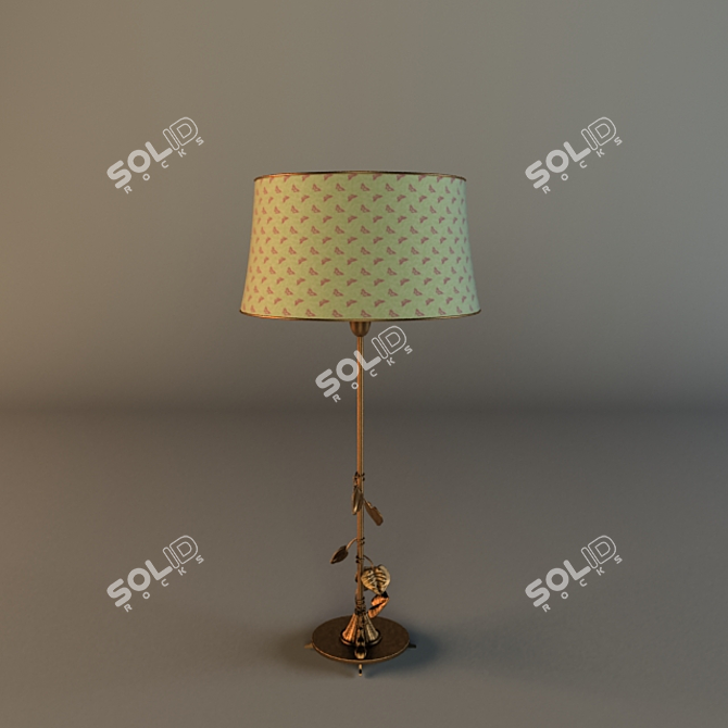 Classic Table Lamp 3D model image 1