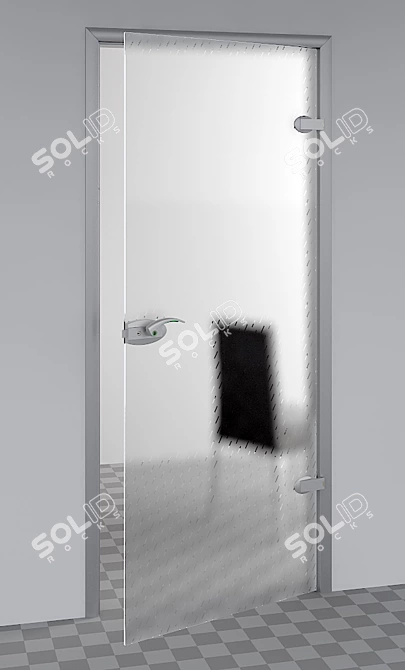 Elegant Glass Doors: TAINA 3D model image 1