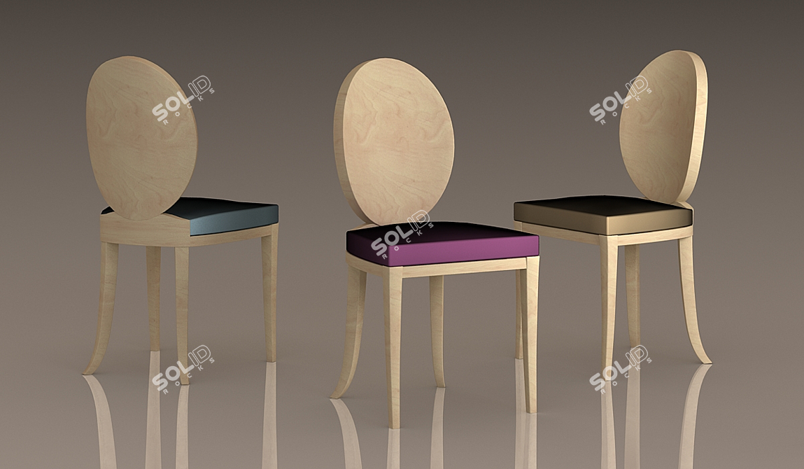 Glamorous Boffi-Shine Empire Throne 3D model image 1