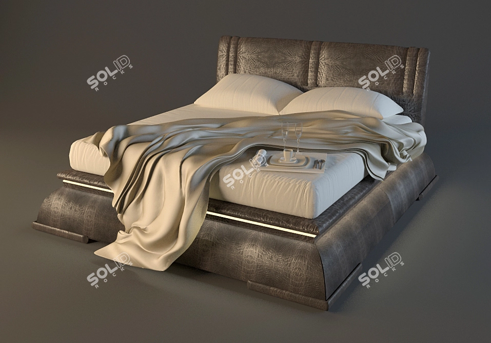 Illuminated Bed 3D model image 1