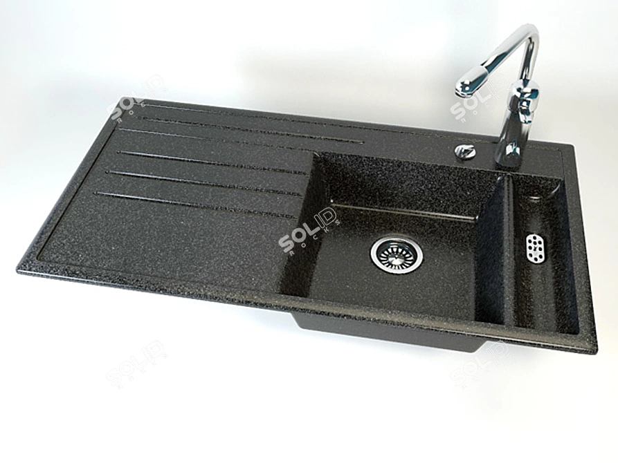 Blanco AXON 5S: Premium Quality Sink 3D model image 1