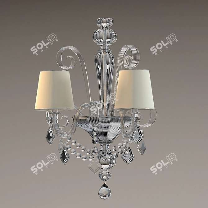 AVMazega Miami Series Wall Light 3D model image 1