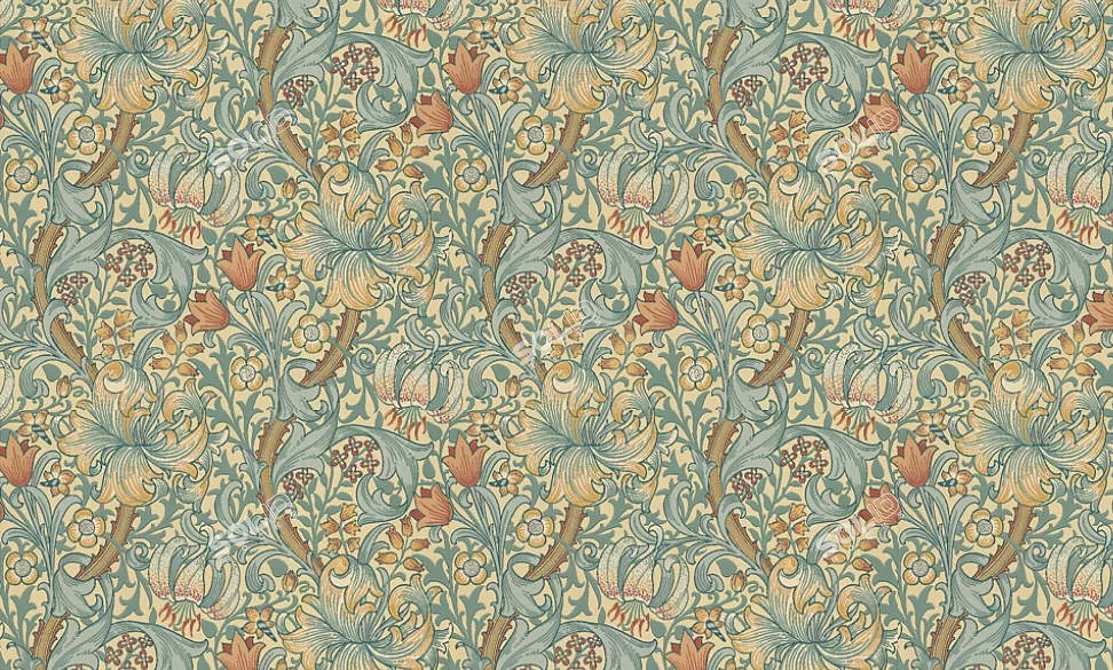 Timeless Elegance: Morris Archive Wallpapers 3D model image 1