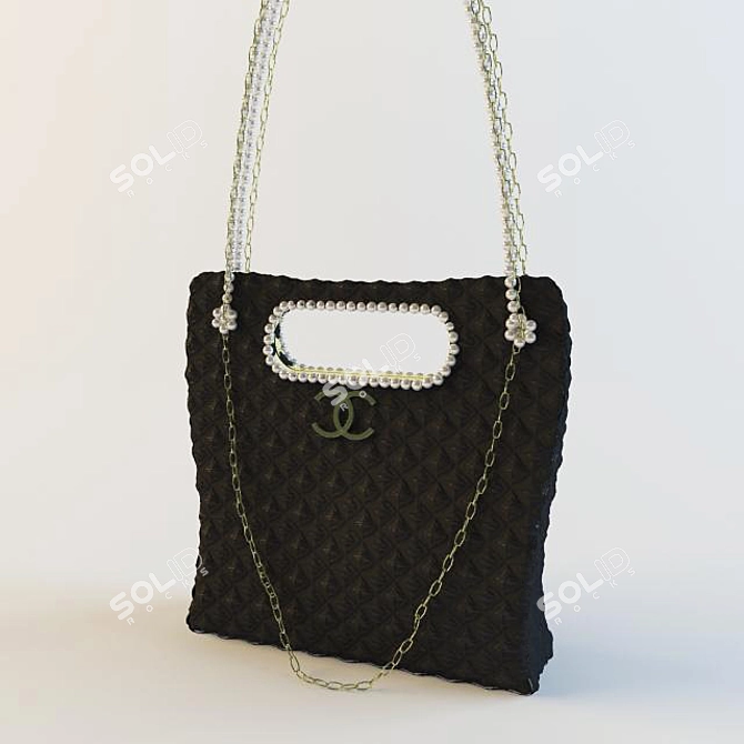  Chic Shoulder Bag - Russian Design 3D model image 1