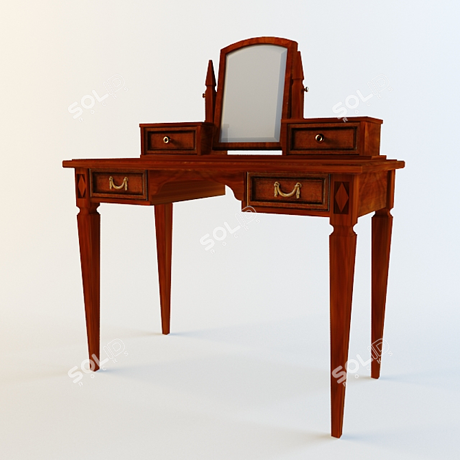 Selva Dressing Table - Italian Elegance for Your Home 3D model image 1