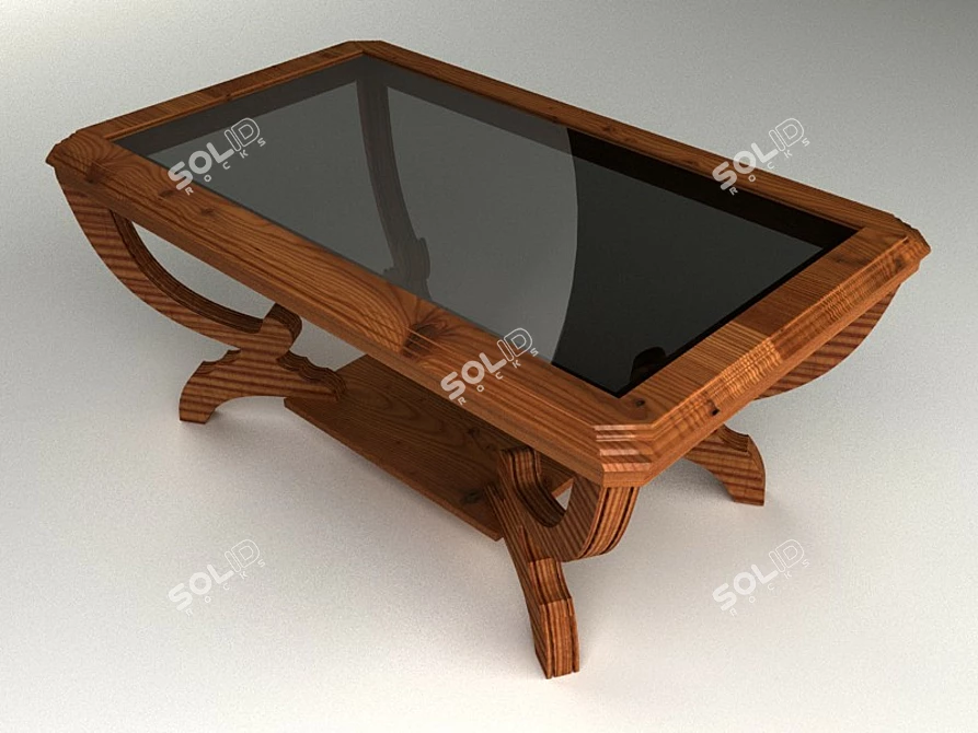 Classic Amadeus Coffee Table 3D model image 1