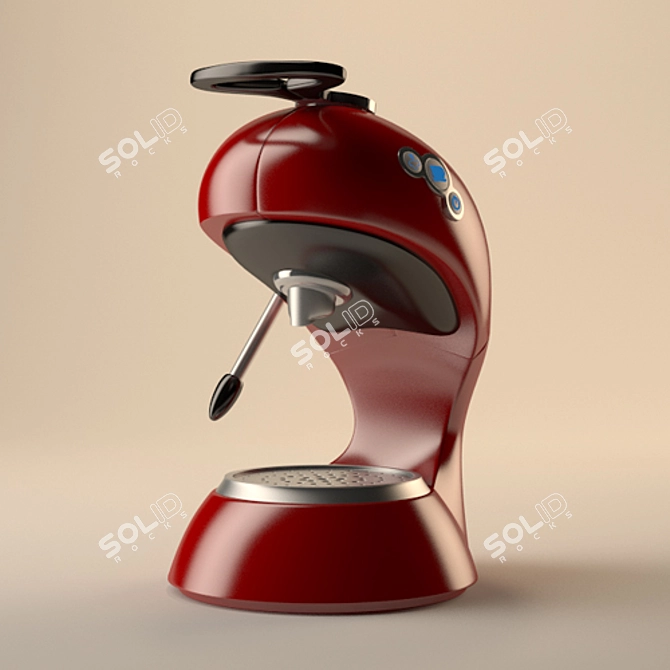 Sleek Brew: Innovative Coffee Contraption 3D model image 1