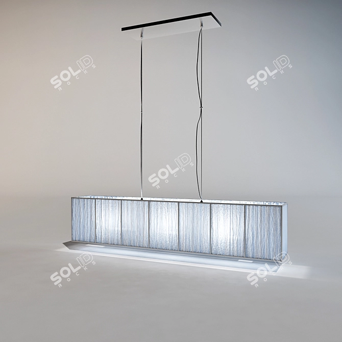 Modern Ceiling Light Fixture 3D model image 1