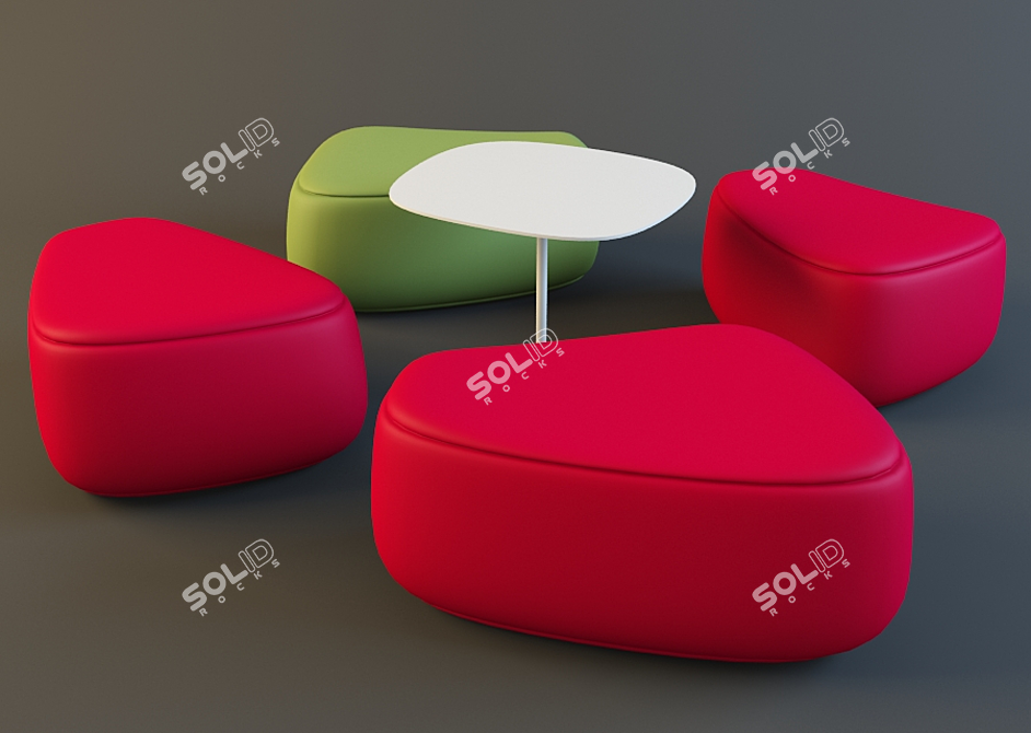 KIA Dealership Lounge: Perfect for Waiting 3D model image 1