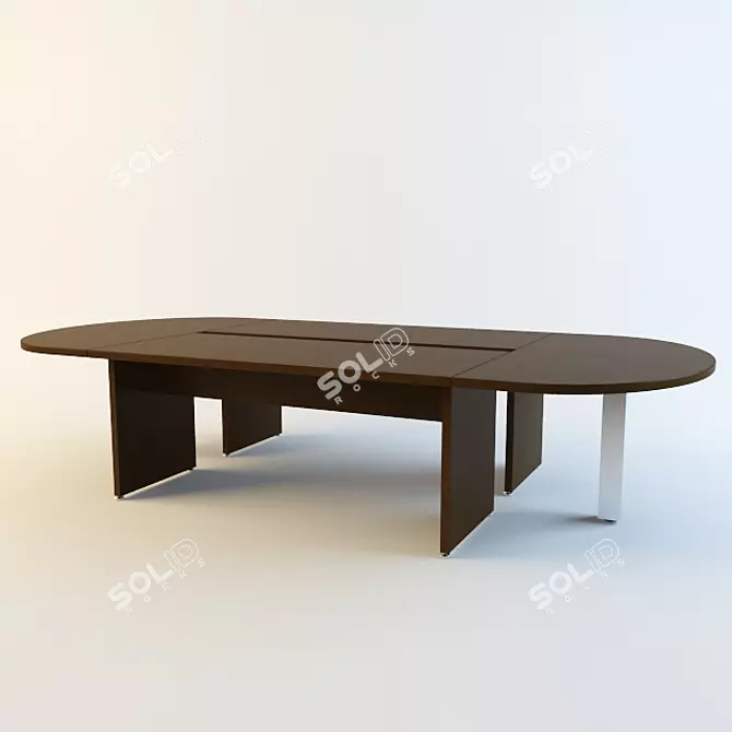 Conference Hall Table 3D model image 1