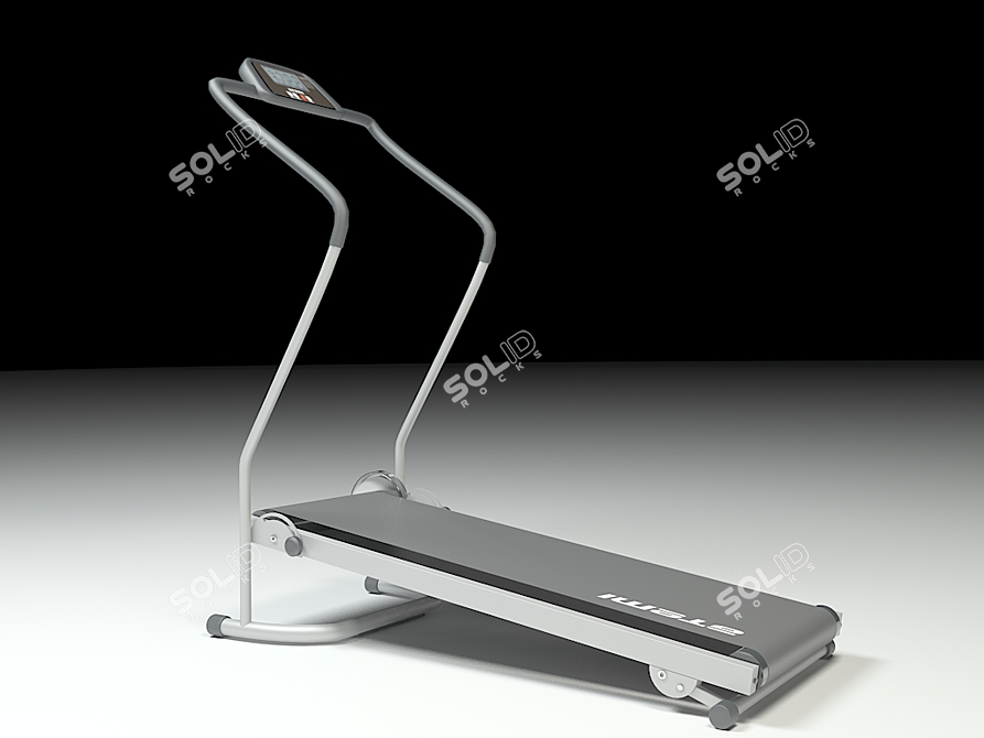 Atemi Treadmill: Your Fitness Solution 3D model image 1