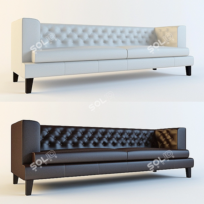 Title: Modern Italian Allotment Hall 3D model image 1