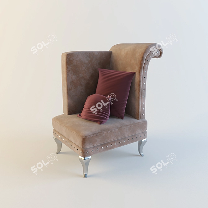 Italian Design Bizzotto Armchair 3D model image 1