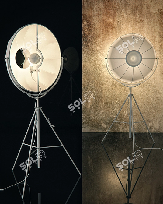 Fortuny Italian Floor Lamp 3D model image 1