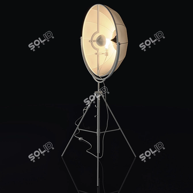 Fortuny Italian Floor Lamp 3D model image 2