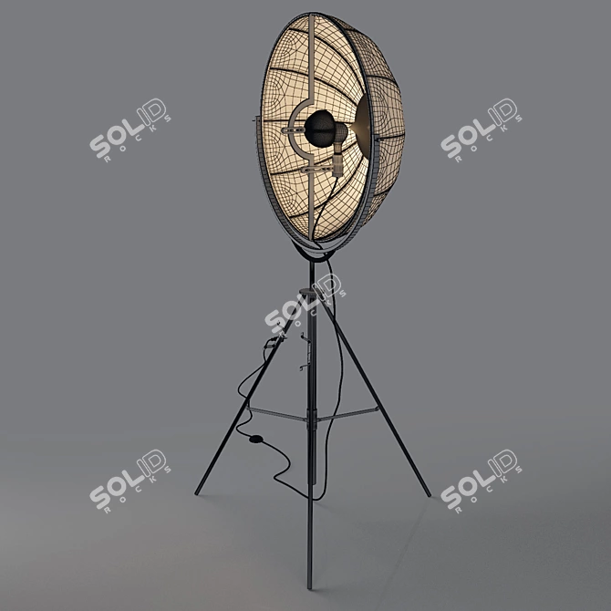 Fortuny Italian Floor Lamp 3D model image 4