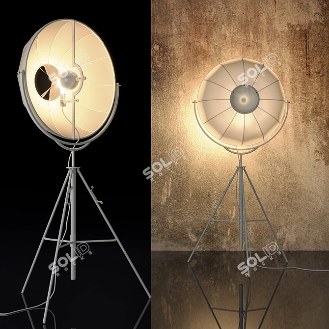 Fortuny Italian Floor Lamp 3D model image 6