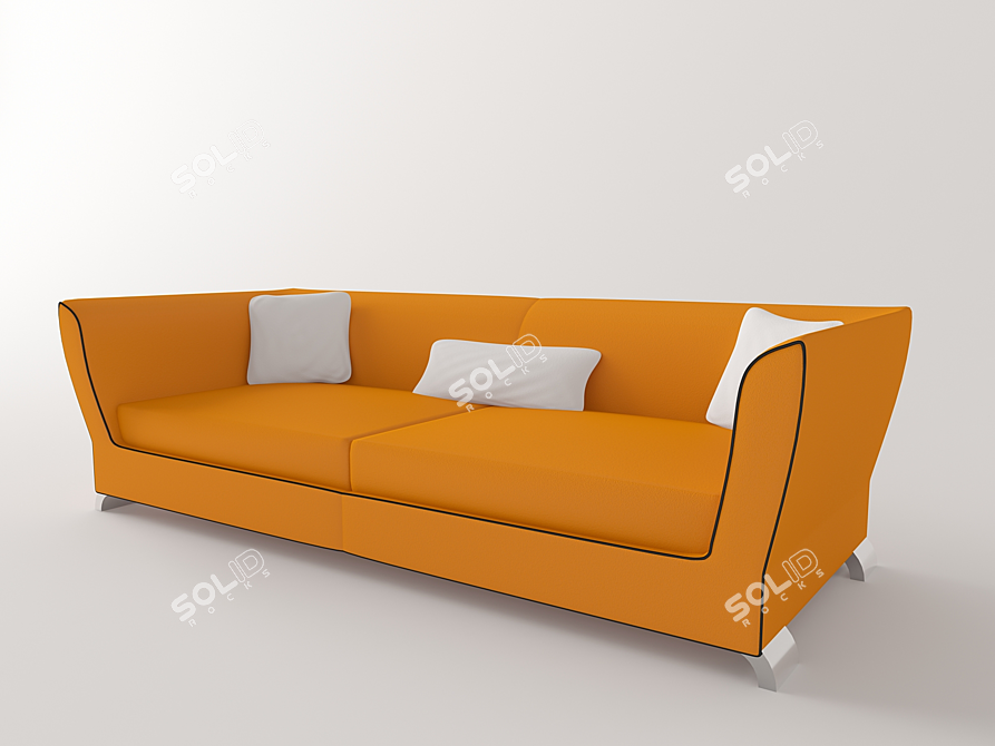 Comfy Cushion Sofa 3D model image 1