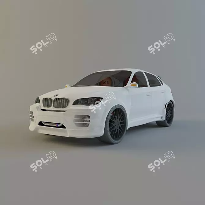 Title: Sleek BMW X6: Impressive Power and Style 3D model image 1