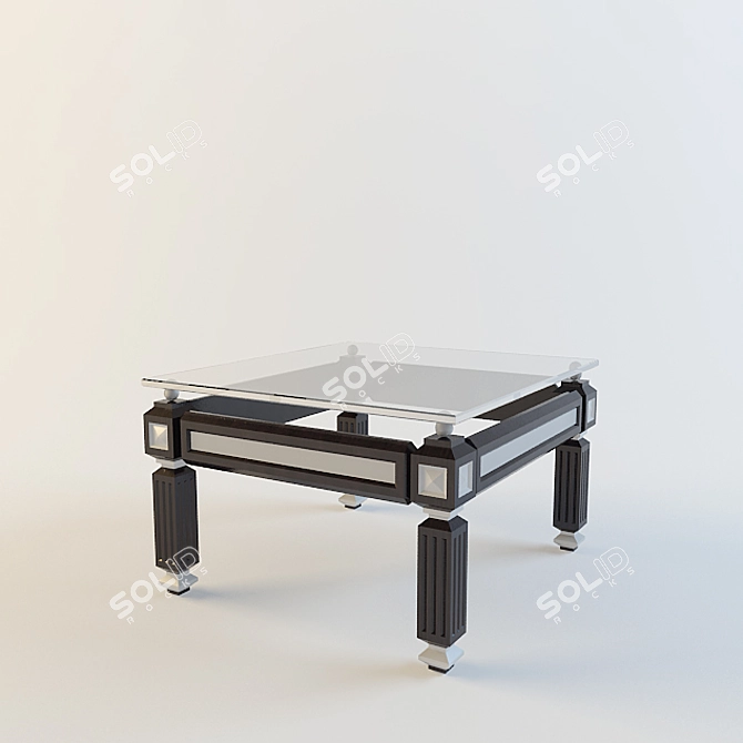 Egyptian Style Tea Table 3D model image 1