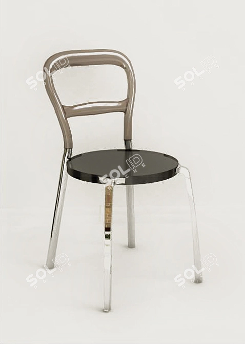Elegant Calligaris Chair 3D model image 1