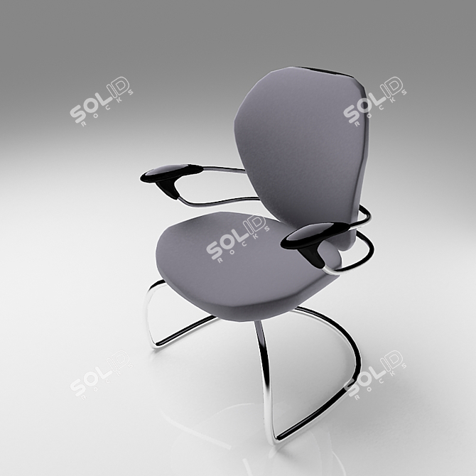  "Philadelphia C" Office Chair - Elegant and Functional 3D model image 1