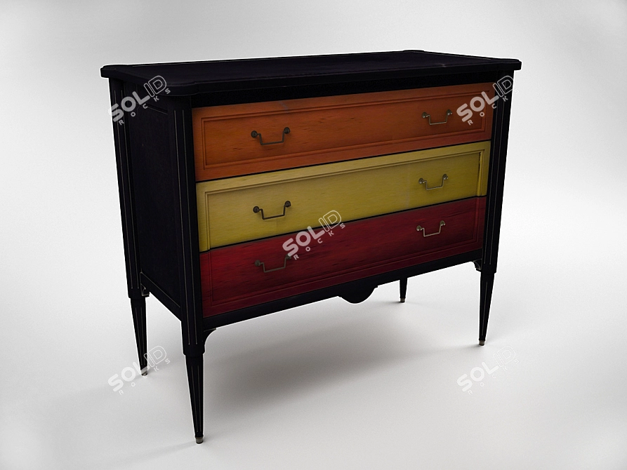 Grange JM002 Commode 3D model image 1