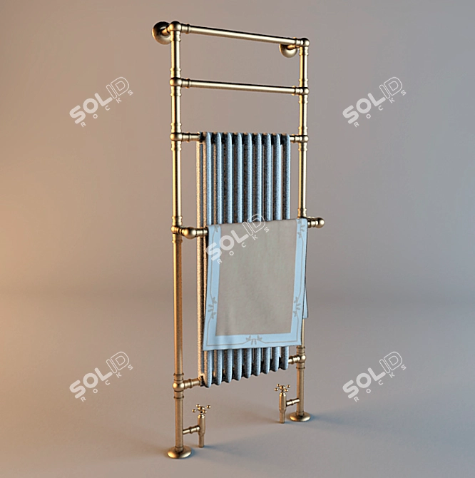 Elegant Vogue Victor Radiator 3D model image 1