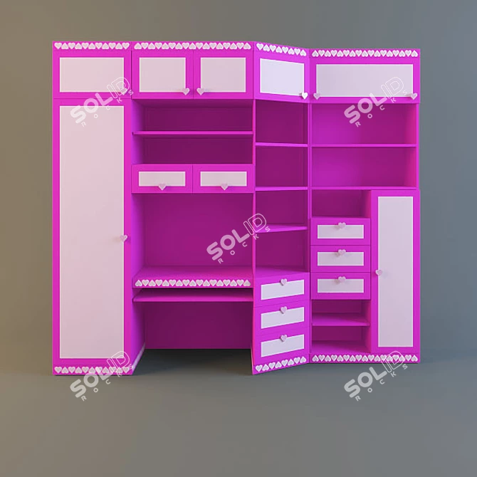 Child's Dream Closet 3D model image 1